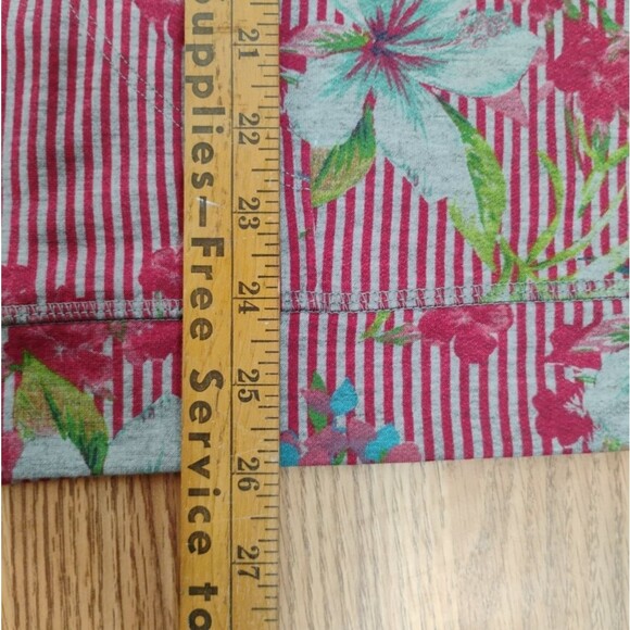 h.i.p. Tropical Cardigan Jacket Plus Size 3X Open Front Striped - Picture 8 of 16